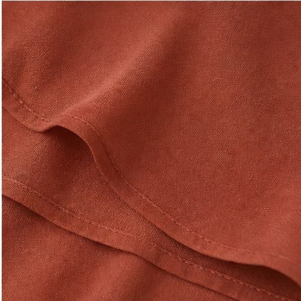 Rust Ruffle Blouse - Picture 6 of 6